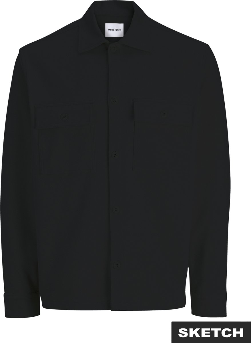 JACK & JONES PLUS - JJEWILLIAM SWEAT OVERSHIRT PLS Heren Overhemd