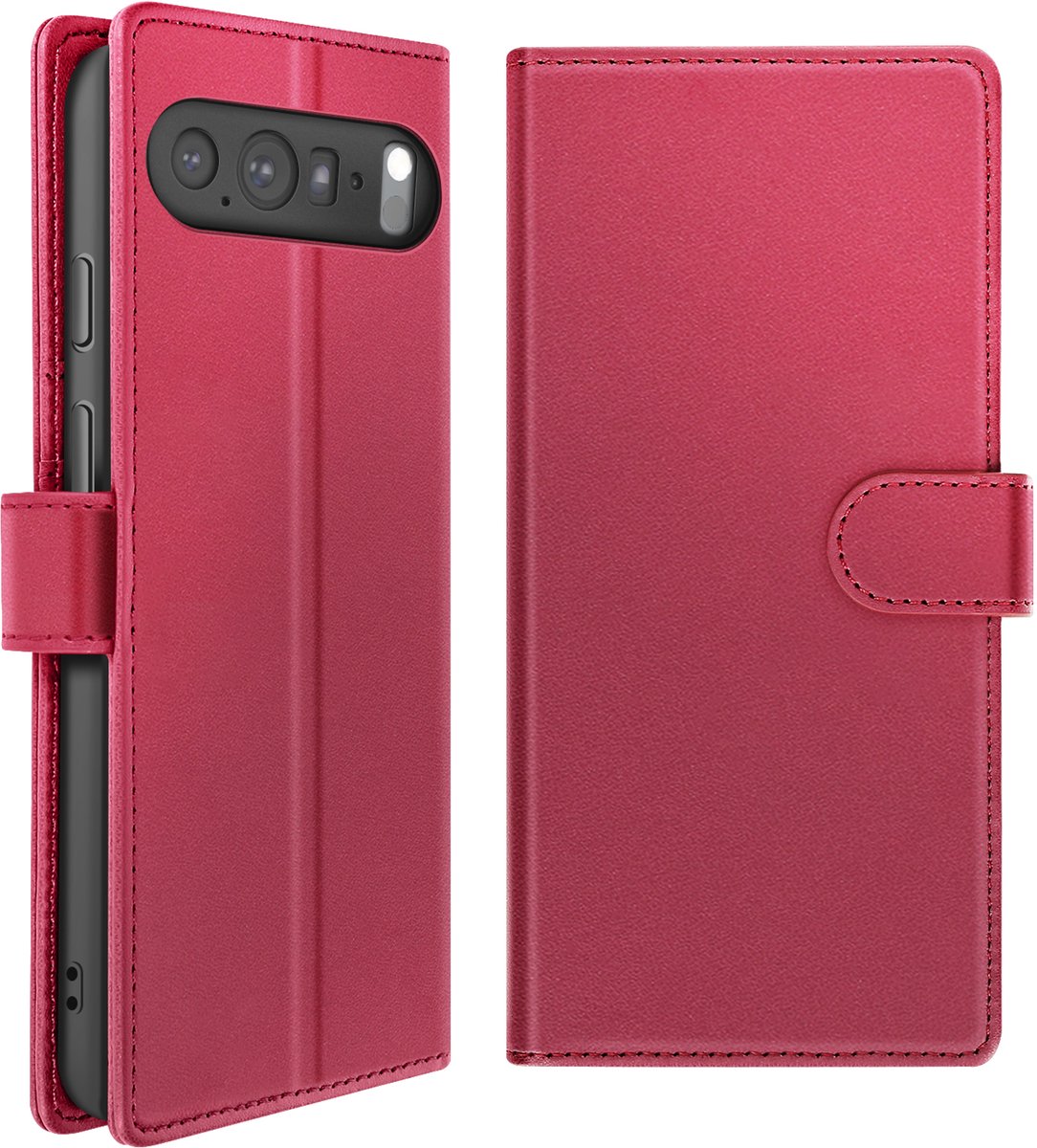 Mayaxess, Étui Portefeuille pour Google Pixel 10 Pro avec Coque Détachable Magnétique, Rood