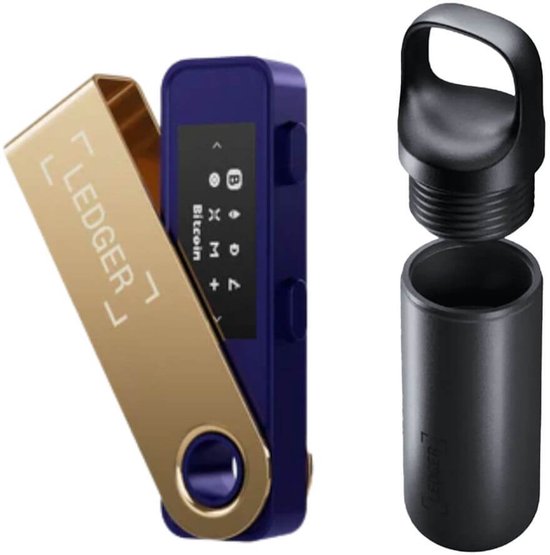 Ledger Nano S Plus Ferro Fuchsia + Pod - Hardware Wallet Bundel - Bluetooth - Originele Ledger Pod