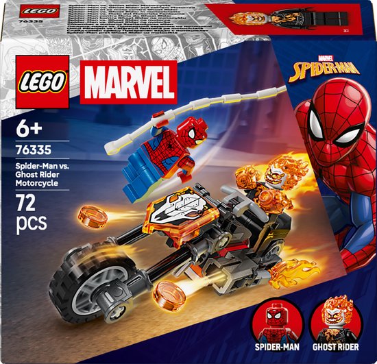 LEGO Marvel Spider-Man contre Ghost Rider - Moto (Jouets . 76335)