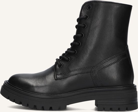 Wysh Monk-k-47 Bottes à lacets - Bottes femmes avec Lacets - Filles - Zwart - Taille 36