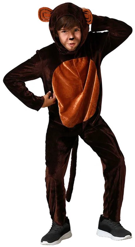 Déguisement singe marron enfant - Habillage des vêtements