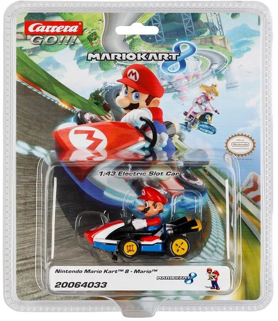 Carrera Go!!! Speelgoedvoertuig - GO!!! Nintendo Mario Kart 8 - Mario in Kart auto van Carrera — afbeelding 5