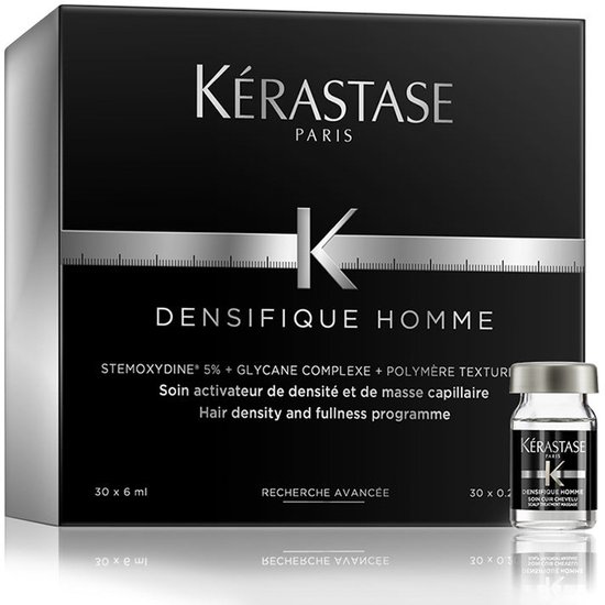 Kérastase Densifique Cure Homme Coffret à 30 - Haarkuur voor mannen voor voller en dikker haar - 30x6ml