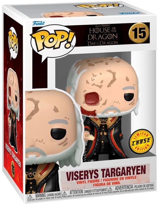 Funko Pop! TV: House of the Dragon - Viserys Targaryen (Masked) (Chance of Unmasked Chase Edition)