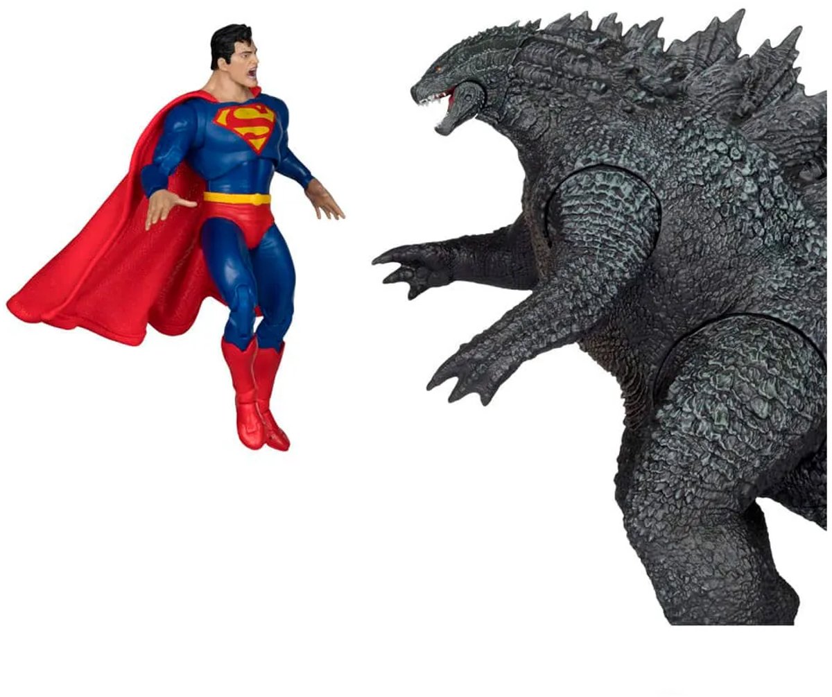 McFarlane Toys DC Justice League Monsterverse DC Multiverse Action Figuur 2-Pack Superman Vs. Godzilla 30 cm Action Figuur — cadeau in Spellen & Speelgoed - foto 3