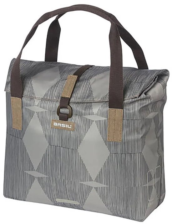 Basil Elegance Bicycle Shopper - Sacoche simple - 20-26 litres - Château Taupe