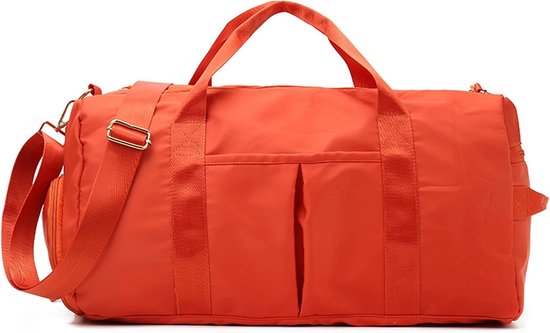 Kleine Sporttas voor Vrouwen & Kinderen,Met Schoenenvak & Waterdicht Zakje, Sporttassen voor Fitness, Workout, Dans, Ballet en Zwemmen(15L,Groen,16 Size(40 CM