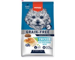 Wanpy - Puppy - Hondenvoer - Droogvoer - Kip - 12 kg - Graanvrij
