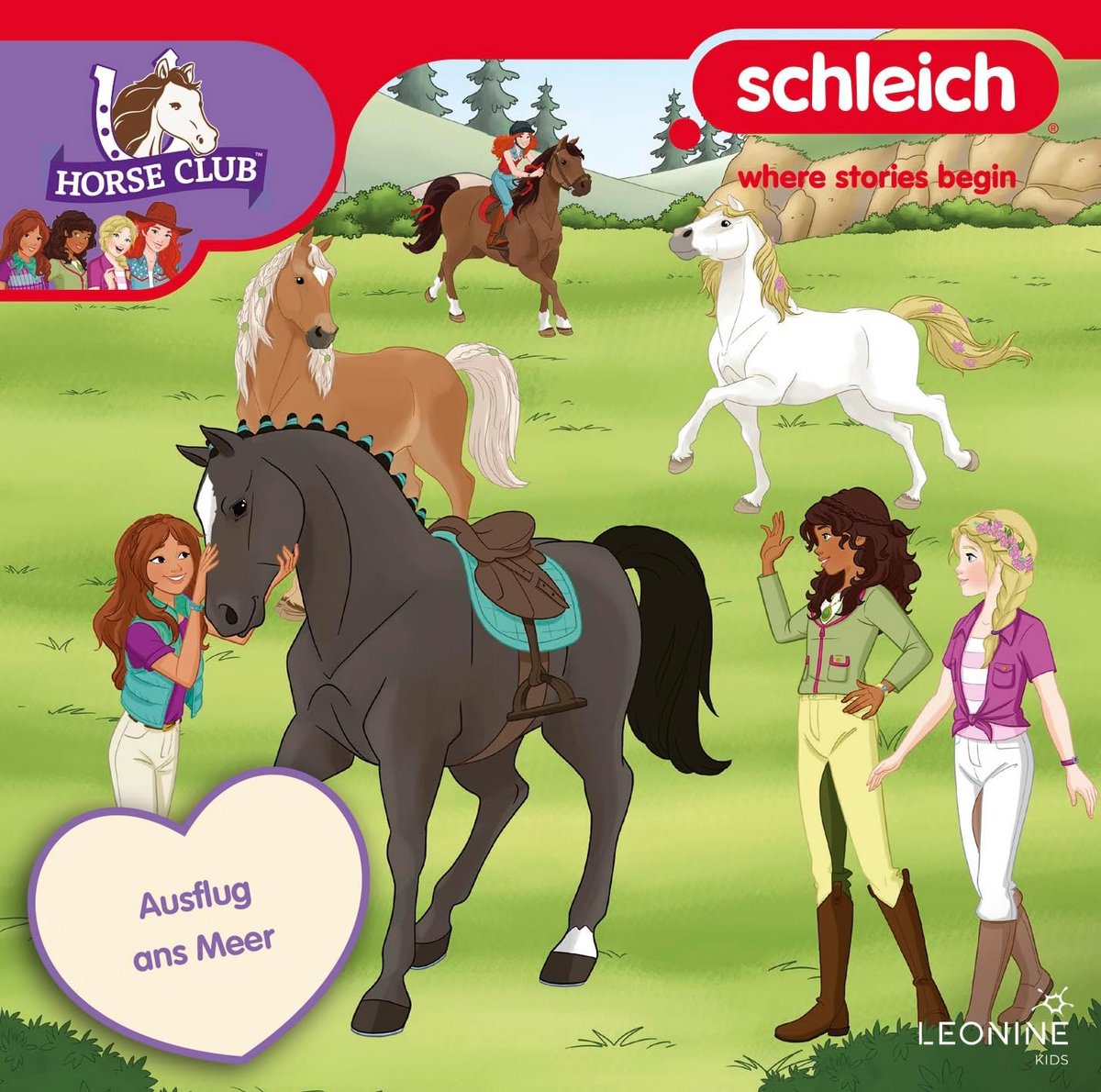 Schleich Horse Club CD 25 met Paard en Parkeerstandaard