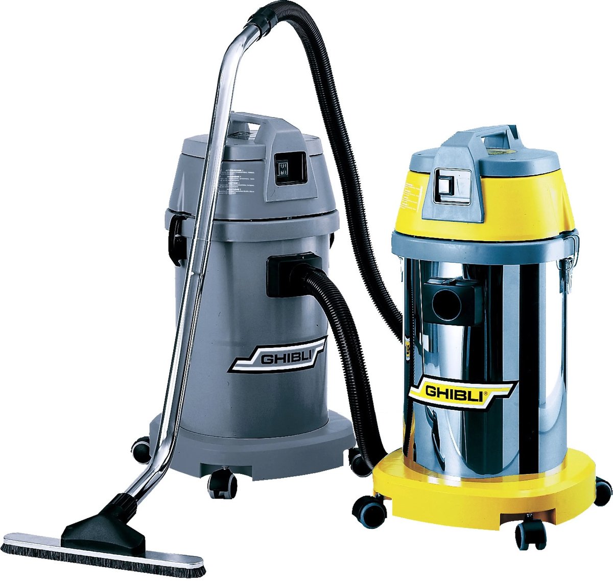 GHIBLI AS27 SILENT Stofzuiger & Waterzuiger 1150 Watt met 36 liter ketel en inclusief accessoires - RVS