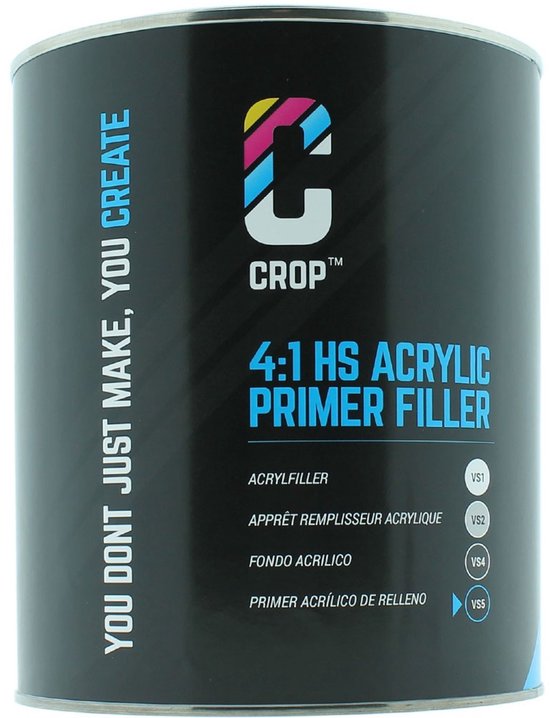Base de maquillage Acryl CROP 2K HS NOIR VS5 - Bidon de 4 litres