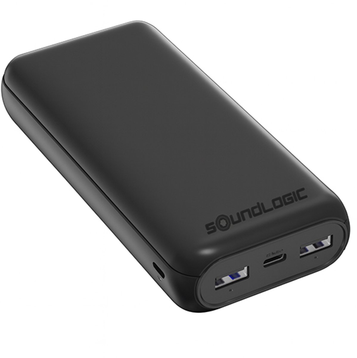 Soundlogic Powerbank 20.000 mAh - Met USB-A & USB-C - Zwart
