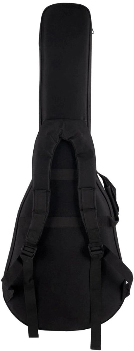CORT COCGBOMDLXBK Tas, Gold Deluxe OM, zwart, voor folkgitaar