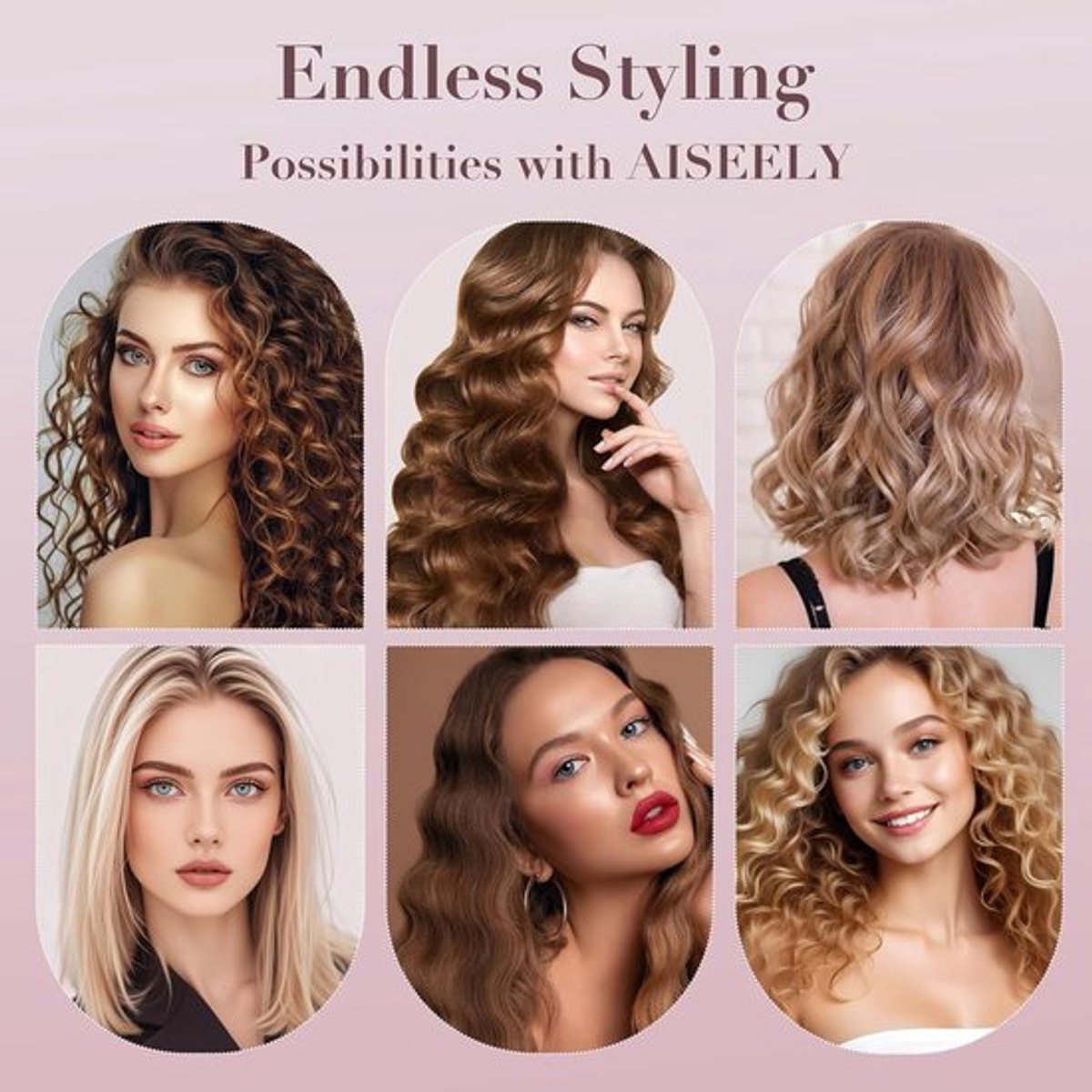 Keramische krultang van 32 mm - Krultang met drie cilinders - afbeelding 2