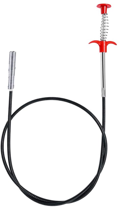 Doodadeals® Ontstoppingsveer – Rioolreinigersveer – Rioolveer – Rioolontstopper –160 cm