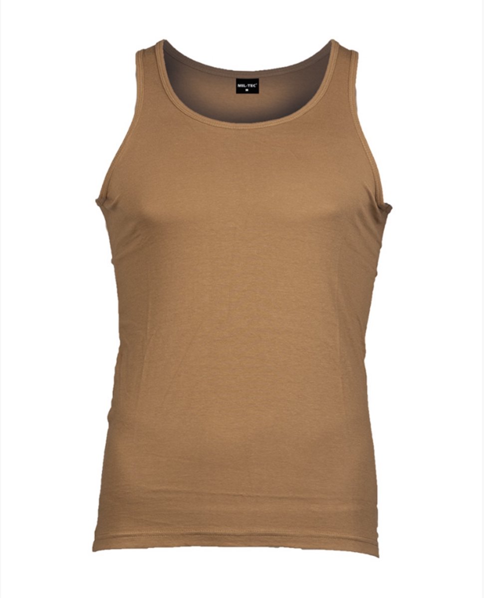 Singlet - Mil-Tec - Coyote - Maat XXL