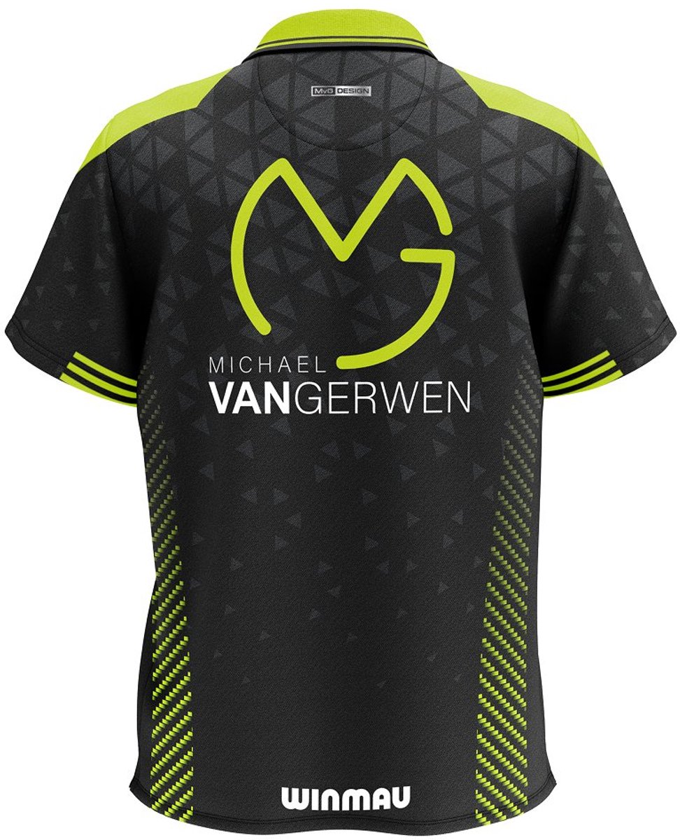 Winmau Michael van Gerwen Match Polo - Dart Shirt XL