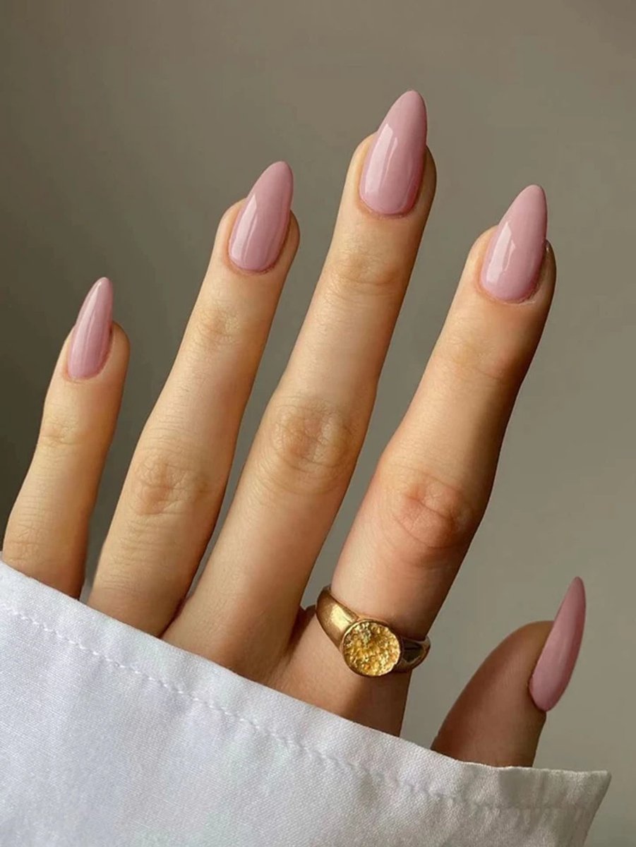 soft gel press on nails herbruikbaar roze nagels
