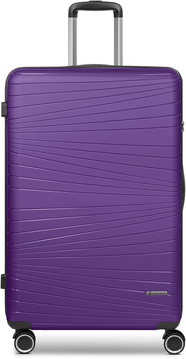 Franky Dallas 3.0 4 wielen Trolley L 75 cm - Harde bagage - TSA slot - purple