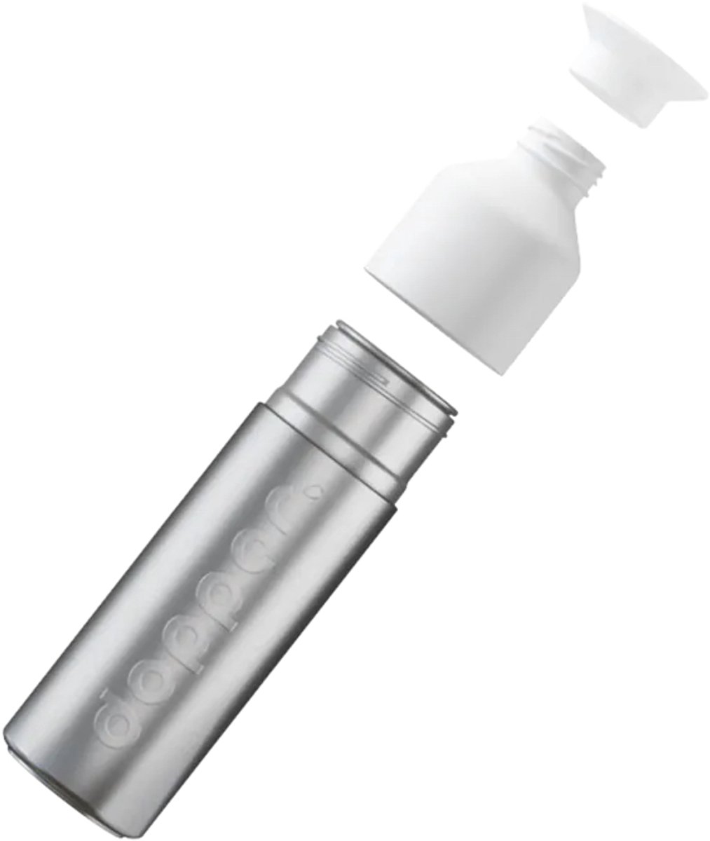 Steel Drinkfles - Stainless Steel - 490 ml | Zilver van Dopper — cadeau in Koken & Dineren - foto 5