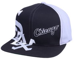 Twins Enterprise - Unisex - Chicago White Sox Big Text Snapback - Grijs/Zwart