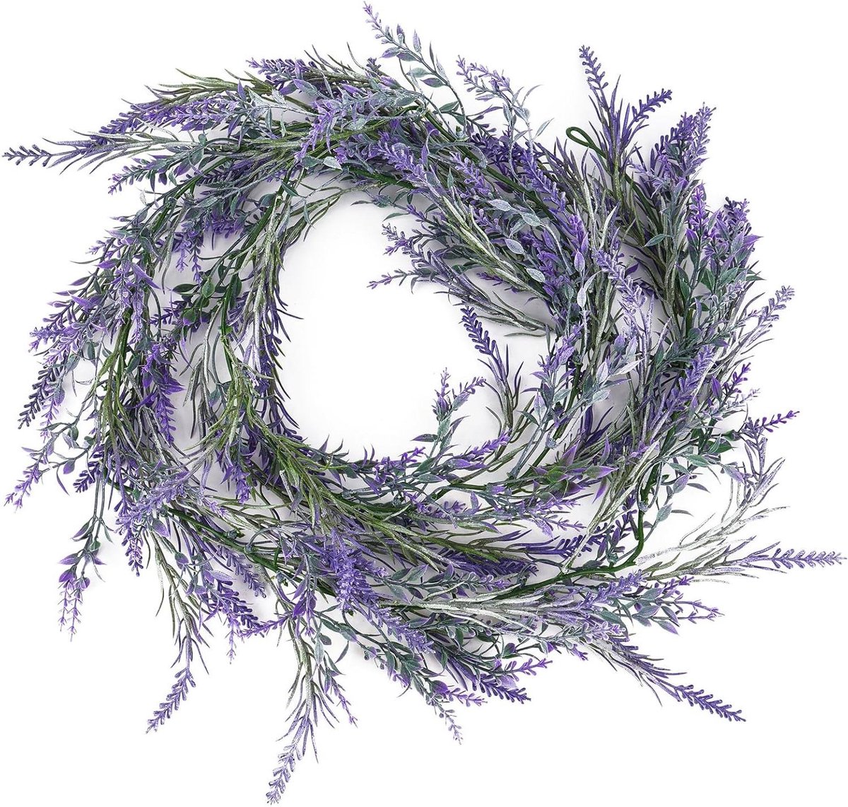 Ronte - Kunstmatige lavendelpaarse slinger, 180cm - Zomer Lentekrans - Lavendel bloemenkrans voor bruiloften - Boerderij Veranda's Trappen Schouwen - Tafels en Binnen- en Buitendecoratie