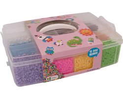 Strijkkralen 12000 kralen in opbergbox