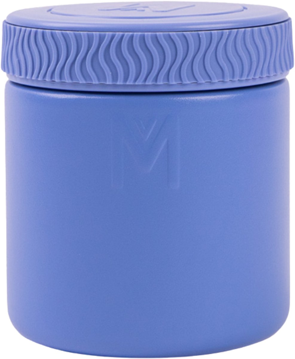 MontiiCo thermos voedselpot 400ml - voor warm en koud eten - Splash blauw