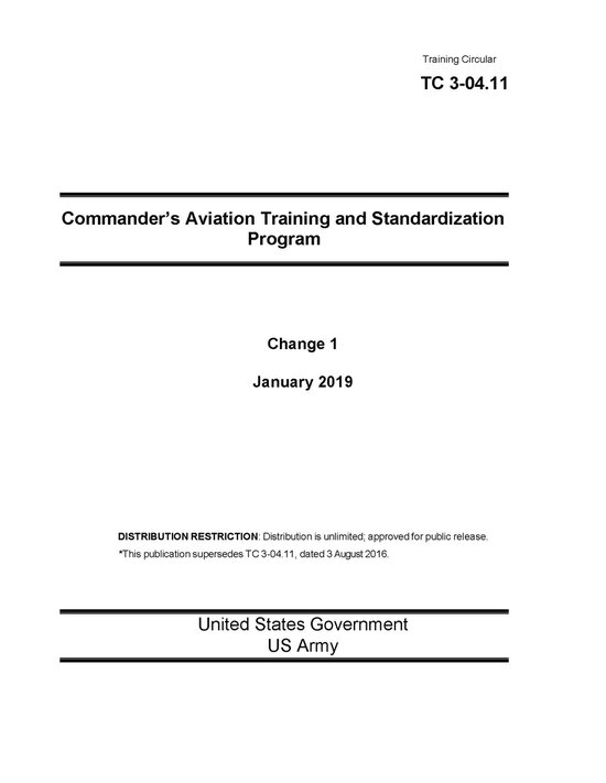 Training Circular TC 3-04.11 Commander’s Aviation Training ... - cover