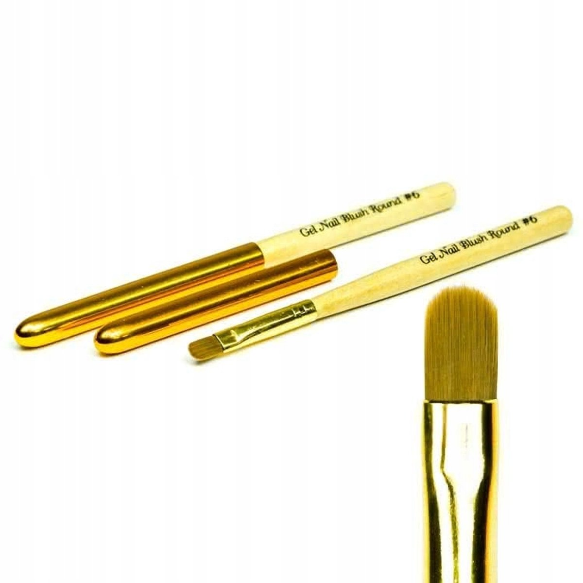 Houten Gelkwast Japan NO. 6 - Professioneel Manicure Gereedschap