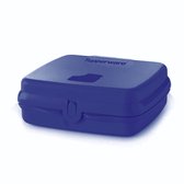 Boîte à Sandwich Tupperware carrée avec charnière et serrure ( Blauw)