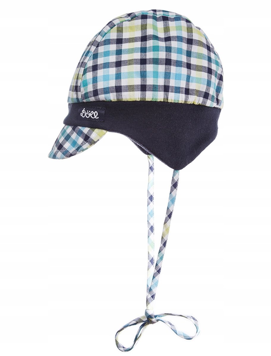 Döll Jongens Muts Blauw Katoen Maat 39 - Lente/Herfst