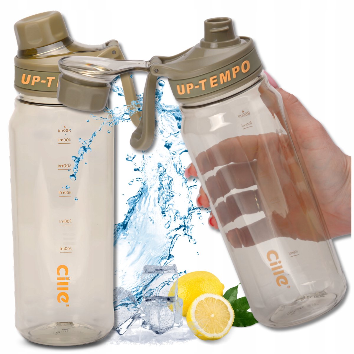 Tressari Sportfles Tritan 860ml BPA-Vrij - Lekvrij en Handig