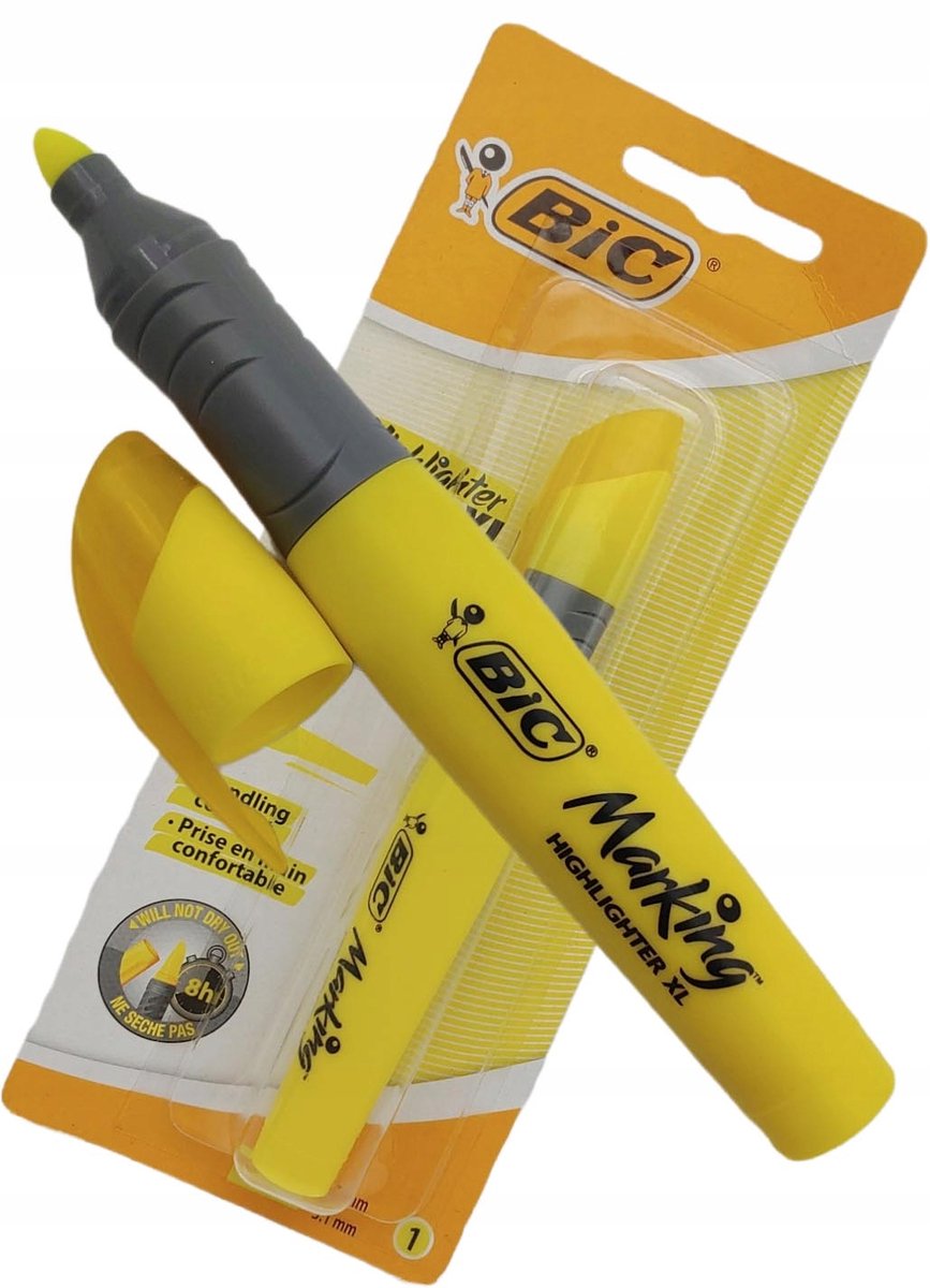 XL Gele Marker - Fluorescerend Geel