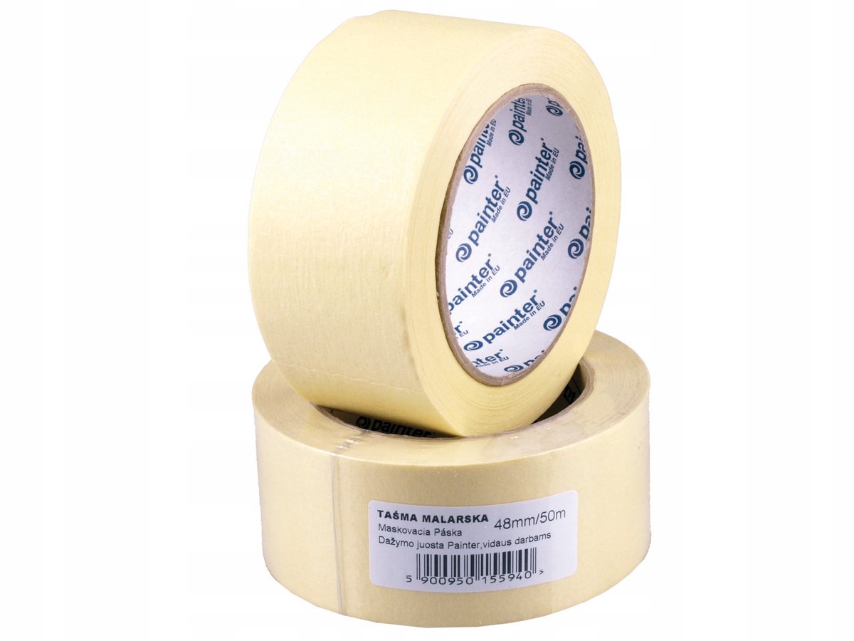 Painter Afplaktape Papier 30mm x 25m - Ideale Bescherming