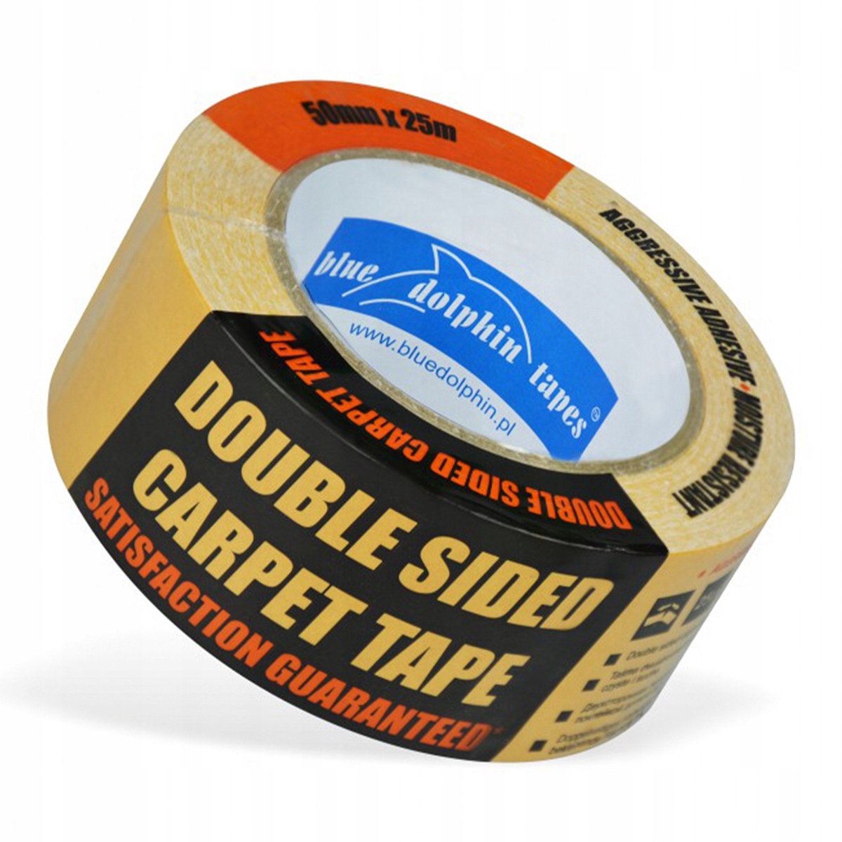 Blue Dolphin Dubbelzijdige Stoffen Tape 50mm x 10m - Sterke Kleefkracht