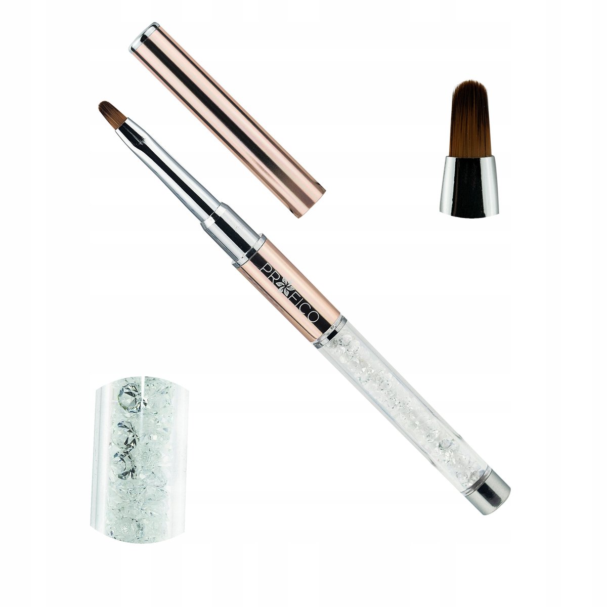 Profico Crystal P11 Penseel #2 - Halfrond Gel & Acryl