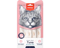Wanpy - Likbare snacks tonijn en garnaal 3x 14 gr 5 st