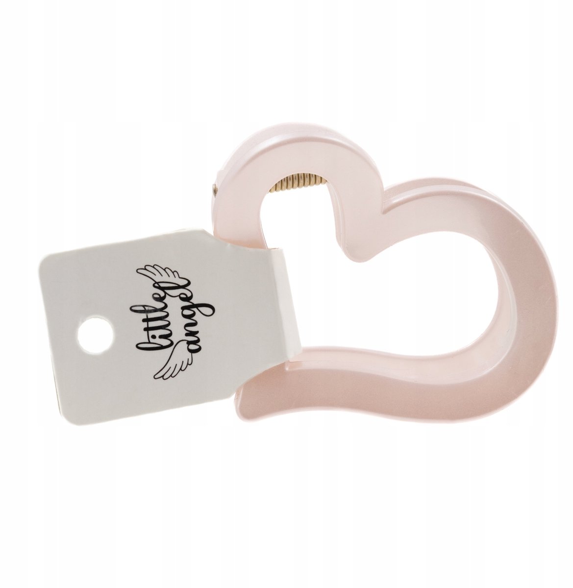 Roze hartvormige haarclip - Stijlvol accessoire voor elke dag