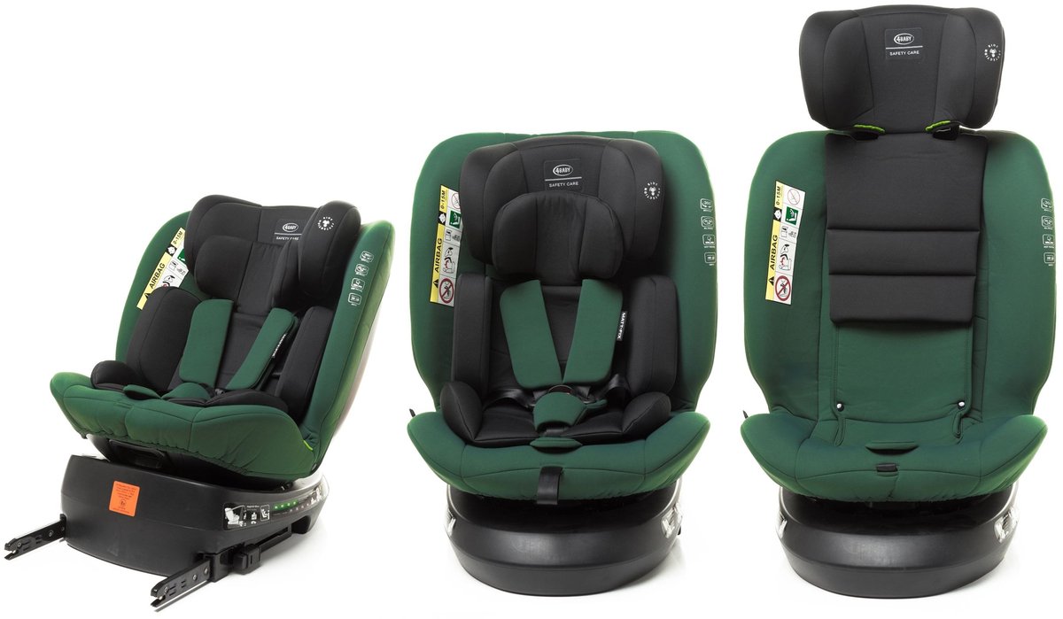 4BABY Matt-Fix Autostoel i-Size 0-36kg ISOFIX 360° Draaibaar