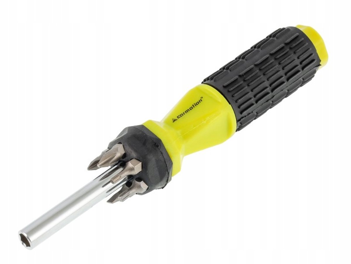 Schroevendraaier met 6 magnetische bits - Handig en compact