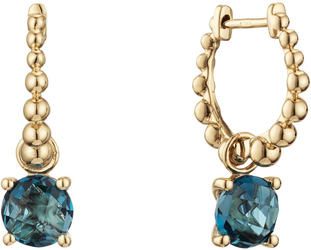 Glow 207.2301.00 Elements Of Love Dames Oorbellen - Oorringen - Sieraad - 14 Karaat Goud