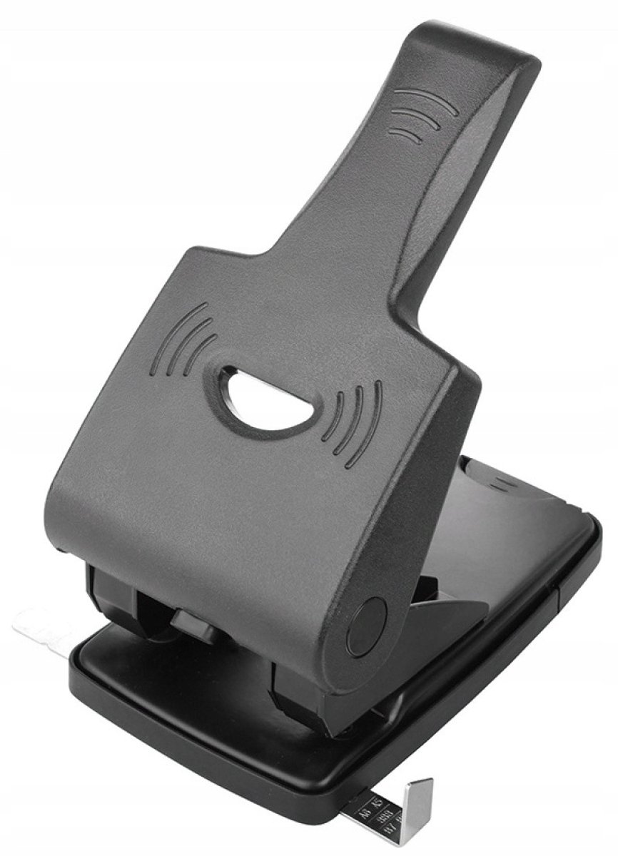 Metaal perforator 65 vel, zwart - Kantoorartikelen