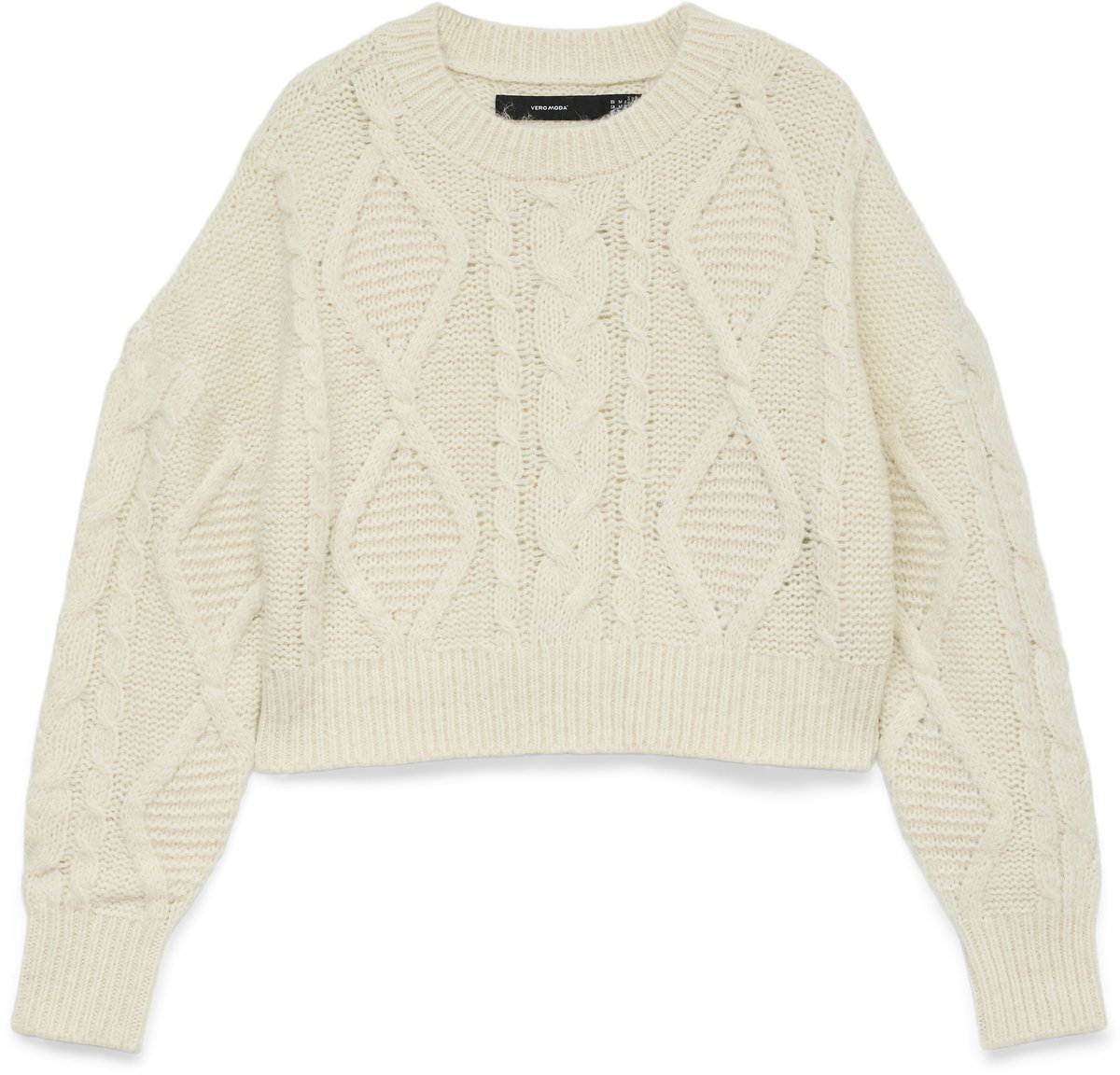 VERO MODA - VMCHER LS O-NECK PULLOVER - Dames - Gebreide truien