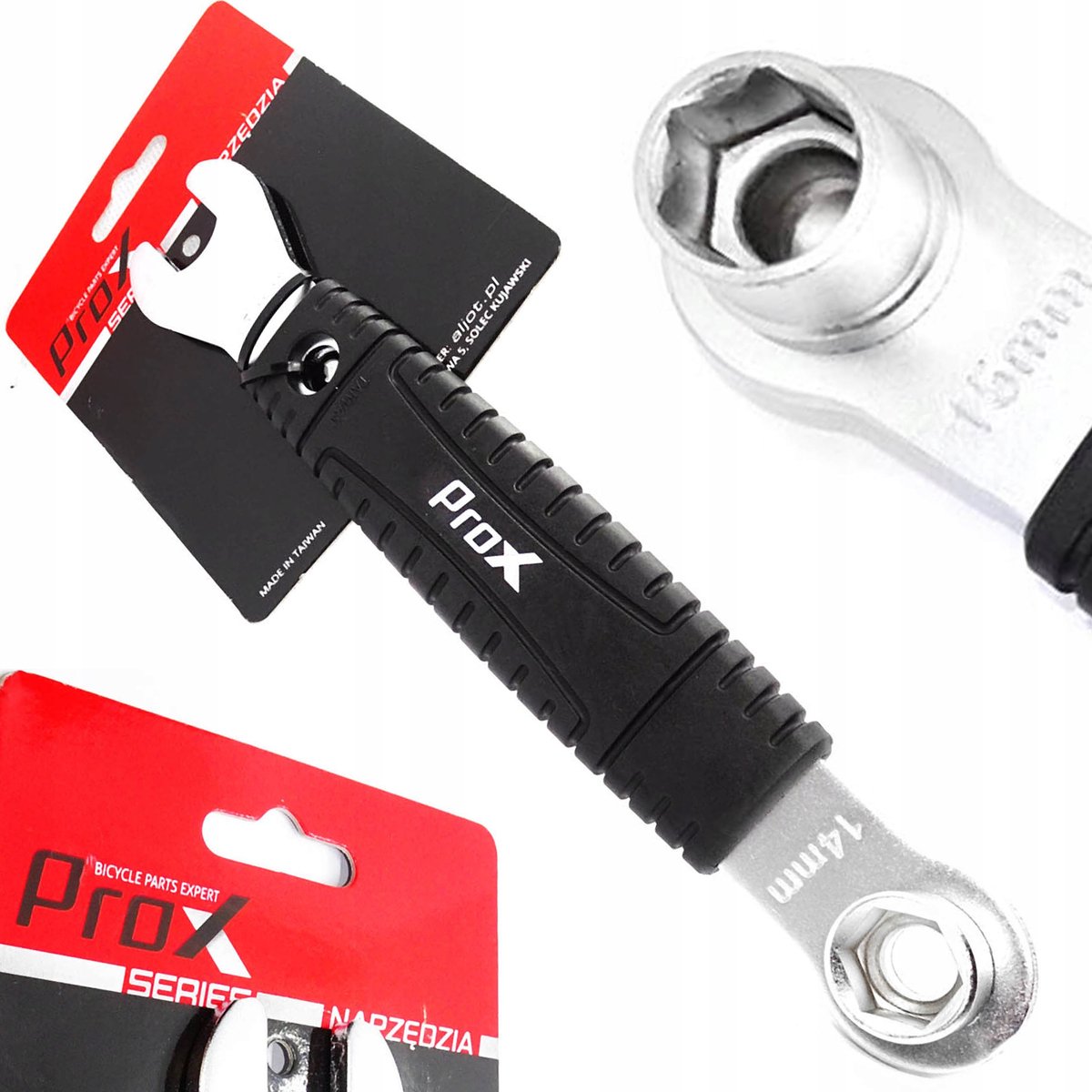 PROX Sleutel voor Crank, Pedalen & Wielen (14/15mm)