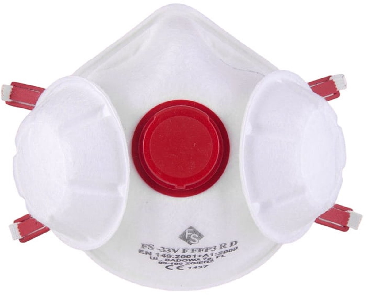 Filter Service FS-33V FFP3 R D halfmasker - Hoge bescherming tegen stof