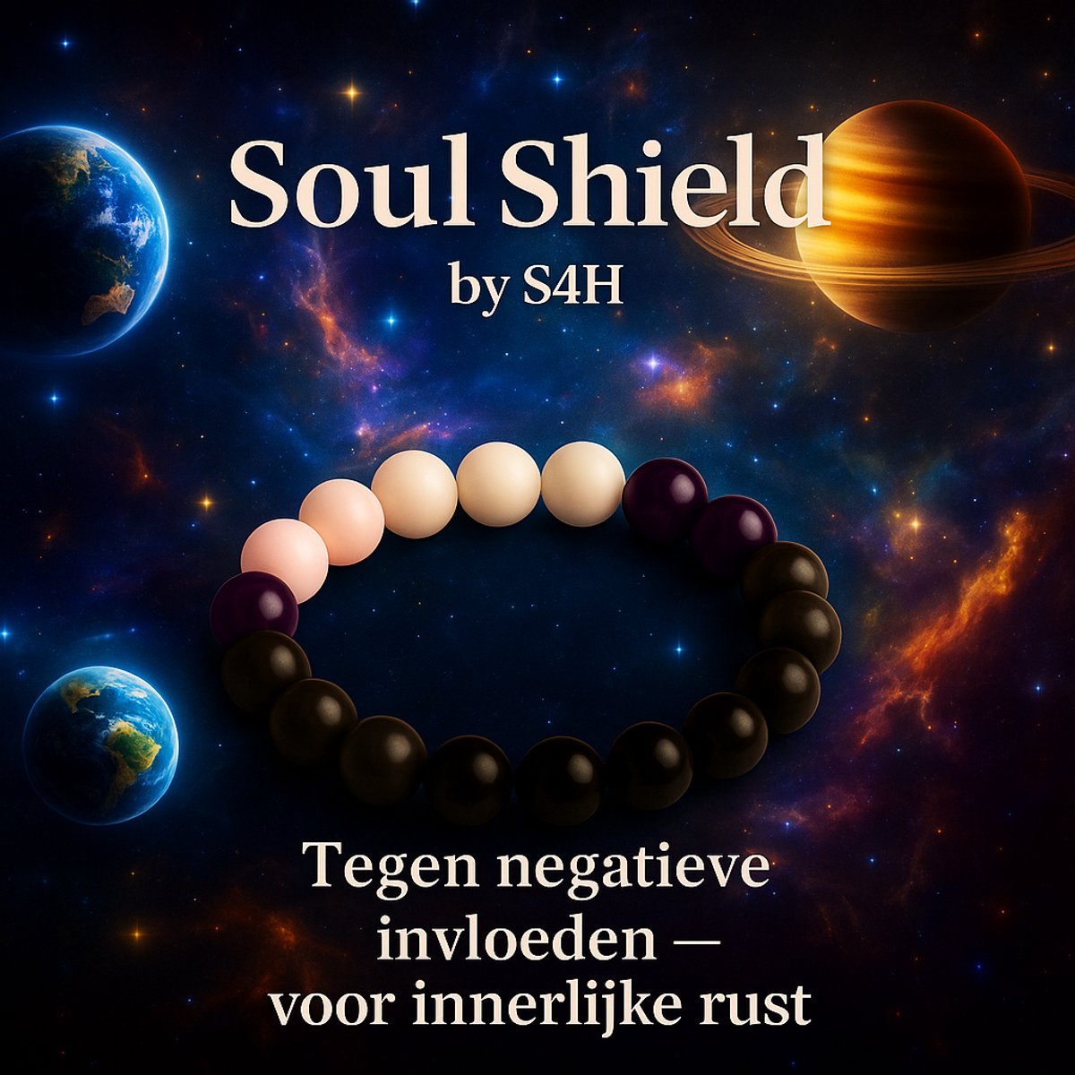 Soul Shield by S4H – Beschermarmband Tegen Negatieve Invloeden & Voor Innerlijke Rust