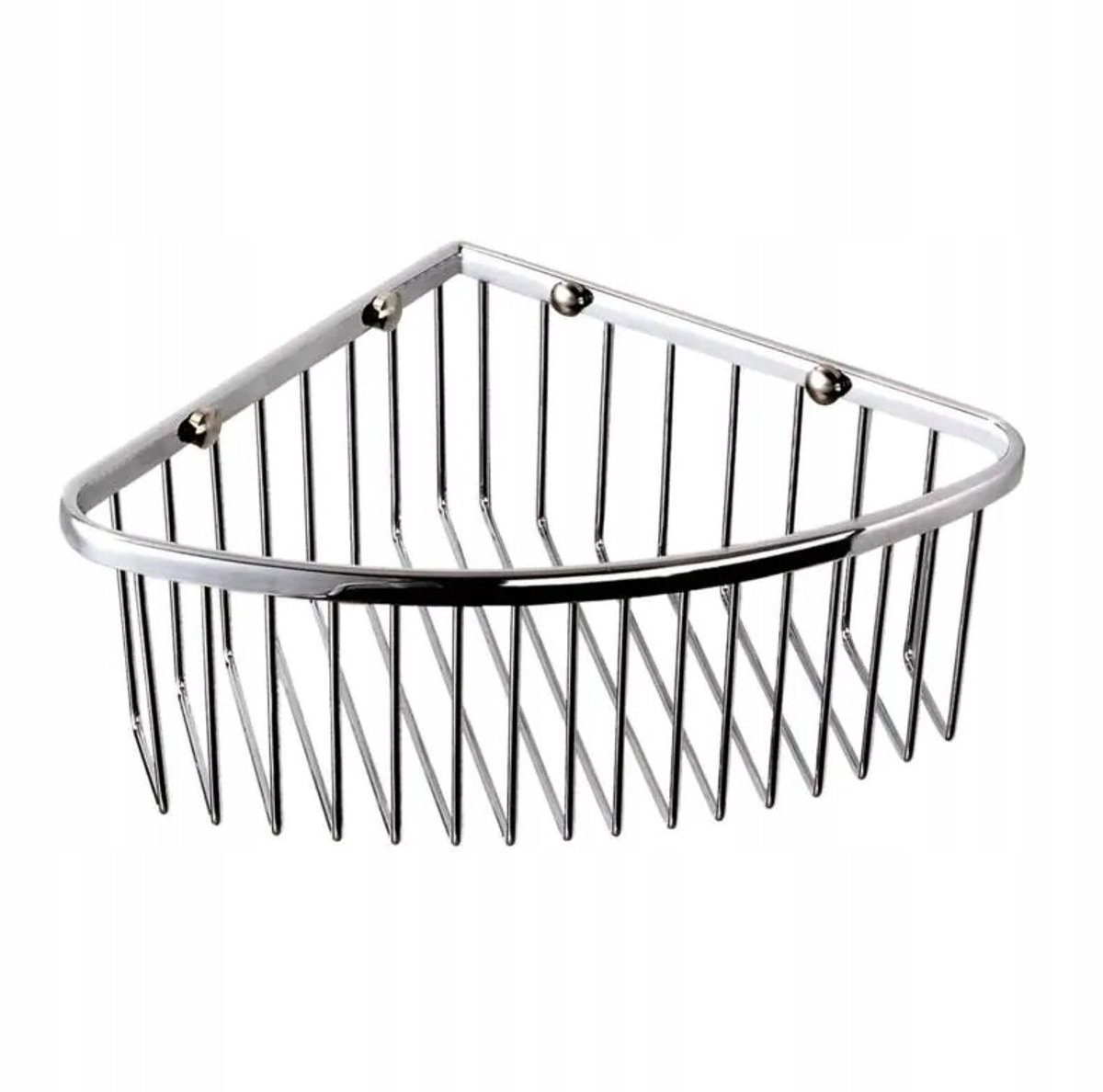 Stella Classic Hoekbadkamer Mand - Metaal, 20.5x20.5x9cm, Chroom