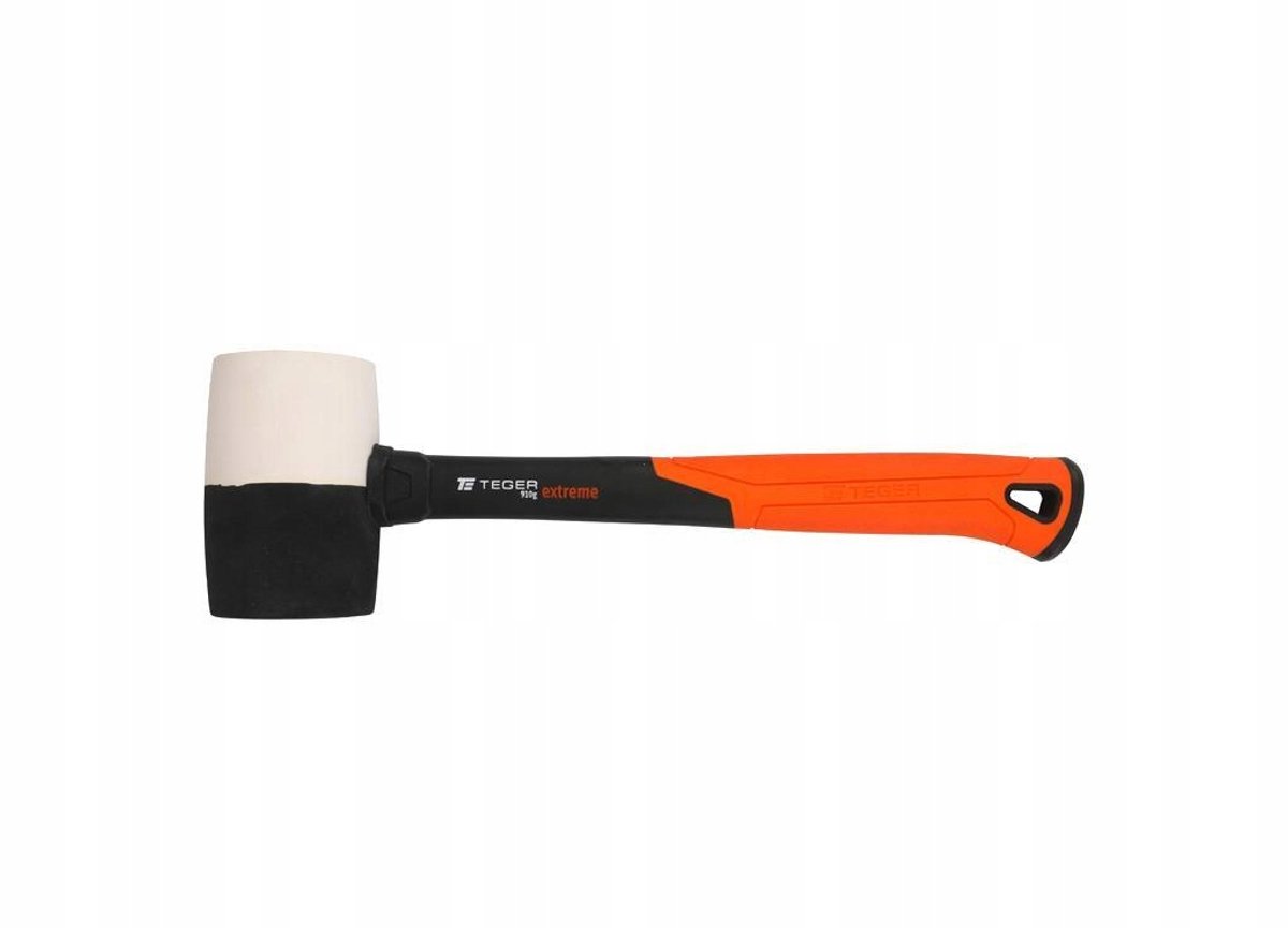 Teger Rubberhamer 910g Glasvezel Handmepper - T-W-MGF-910